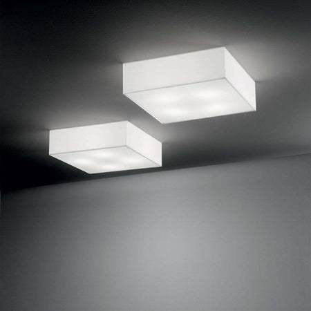 Plafoniera-Moderna-Ritz-Tessuto-Bianco-4-Luci-E27-D60Cm