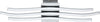 Plafoniera-Moderna-Roncade-Led-Alluminio-Cromo-H4,5Cm