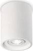 Plafoniera-Moderna-Round-Oak-Cemento---Gesso-Bianco-1-Luce-Gu10