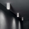 Plafoniera-Moderna-Round-Tower-Gesso-Bianco-1-Luce-Gu10