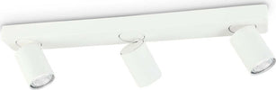 Plafoniera-Moderna-Rudy-Metallo-Bianco-3-Luci-7W-3000K-Luce-Calda