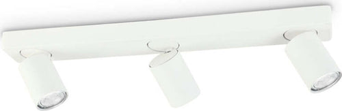 Plafoniera-Moderna-Rudy-Metallo-Bianco-3-Luci-7W-3000K-Luce-Calda