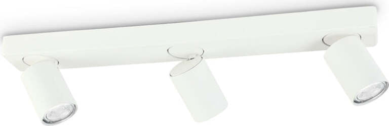 Plafoniera-Moderna-Rudy-Metallo-Bianco-3-Luci-7W-3000K-Luce-Calda
