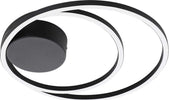 Plafoniera-Moderna-Ruotale-Led-Alluminio-Nero