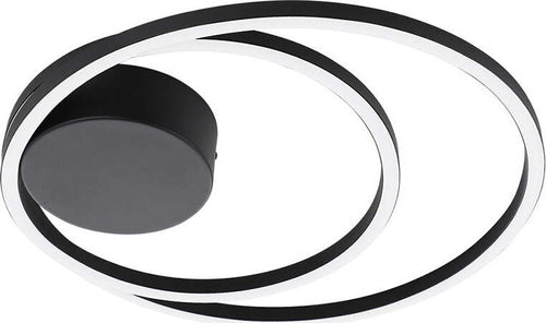 Plafoniera-Moderna-Ruotale-Led-Alluminio-Nero