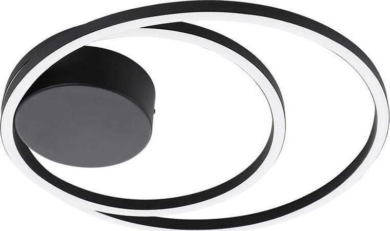 Plafoniera-Moderna-Ruotale-Led-Alluminio-Nero