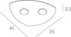 Plafoniera-Moderna-Shape-Metallo-Bianco-2-Luci-Gx53