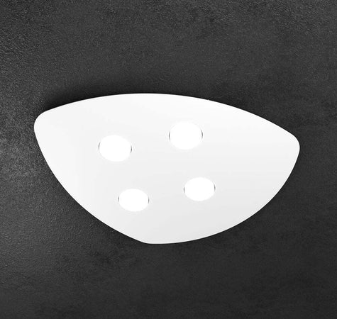 Plafoniera-Moderna-Shape-Metallo-Bianco-4-Luci-Gx53
