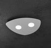 Plafoniera-Moderna-Shape-Metallo-Grigio-2-Luci-Gx53