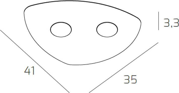 Plafoniera-Moderna-Shape-Metallo-Grigio-2-Luci-Gx53