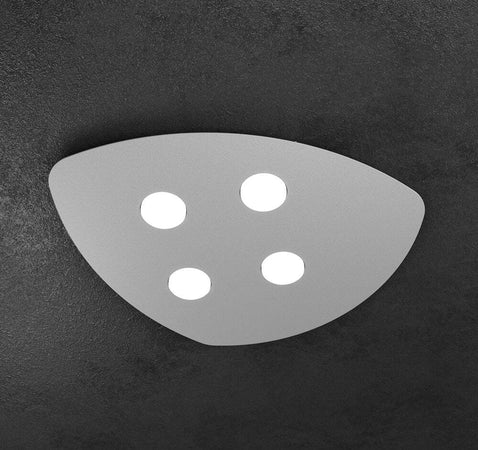 Plafoniera-Moderna-Shape-Metallo-Grigio-4-Luci-Gx53