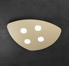 Plafoniera-Moderna-Shape-Metallo-Sabbia-4-Luci-Gx53