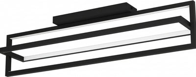 Plafoniera-Moderna-Siberia-Led-Acciaio-Nero
