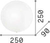 Plafoniera-Moderna-Simply-Vetro-Bianco-1-Luce-E27