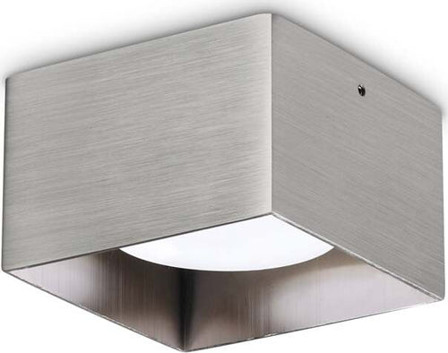 Plafoniera-Moderna-Spike-Alluminio-Grigio-1-Luce-Gx53-15W-3000K-Ip20