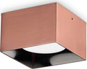 Plafoniera-Moderna-Spike-Alluminio-Rame-1-Luce-Gx53-15W-3000K-Ip20