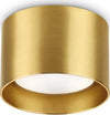 Plafoniera-Moderna-Spike-Metallo-Ottone-1-Luce-Gx53-9W-3000K-Luce-Calda