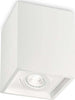 Plafoniera-Moderna-Square-Oak-Cemento---Gesso-Bianco-1-Luce-Gu10