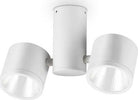 Plafoniera-Moderna-Sunglasses-Alluminio-Bianco-2-Luci-Led-14,5W-4000K