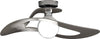 Plafoniera-Moderna-Surf-Metallo-Tortora-Vetro-Cromo-1-Luce-E27-D.50Cm