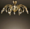 Plafoniera-moderna-Sylcom-PHOENIX-2032-14-G9-LED-vetro-Murano-lampada-soffitto