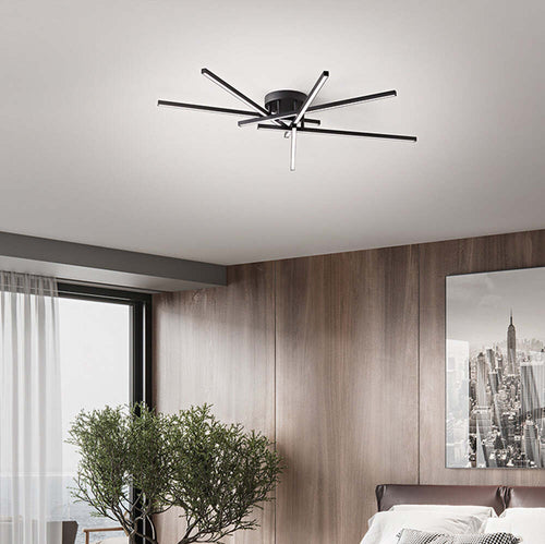 Plafoniera-Moderna-Syncro-Nero-Led-Grande