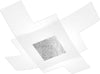 Plafoniera-Moderna-Tetris-Color-Met.-Foglia-Argento-Vetro-Bianco-4-Luci-E27-95Cm