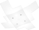 Plafoniera-Moderna-Tetris-Metallo-Bianco-Vetro-4-Luci-E27-75Cm