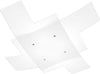Plafoniera-Moderna-Tetris-Metallo-Bianco-Vetro-4-Luci-E27-95Cm