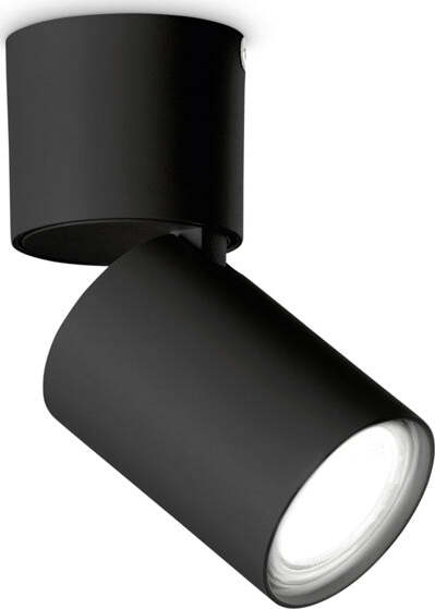 Plafoniera-Moderna-Toby-Metallo-Nero-1-Luce-Gu10-7W-3000K-Luce-Calda