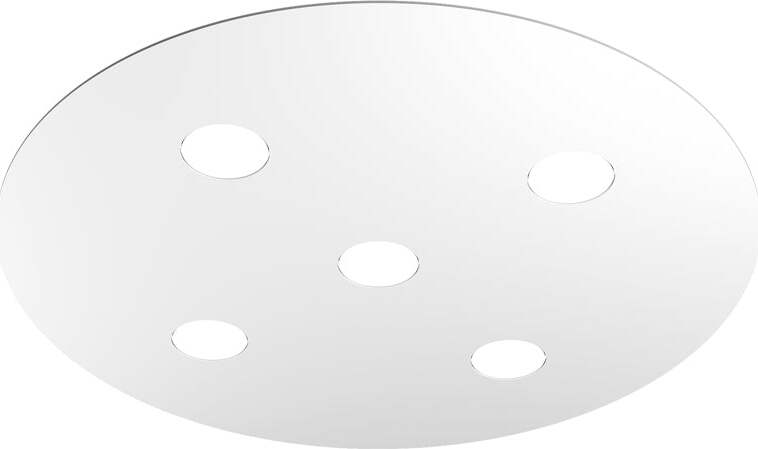 Plafoniera-Moderna-Tonda-Cloud-Metallo-Bianco-5-Luci-Gx53