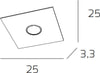 Plafoniera-moderna-Top-Light-AREA-1127-PL1-Gx53-LED-metallo-lampada-soffitto-parete