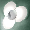 Plafoniera-moderna-Top-Light-CLOVER-1114-100-FA-FR-FO-SA-CR-GA-E27-LED-vetro-lampada-soffitto
