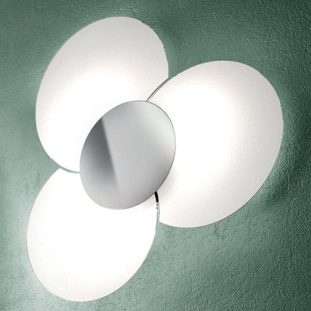 Plafoniera-moderna-Top-Light-CLOVER-1114-100-FA-FR-FO-SA-CR-GA-E27-LED-vetro-lampada-soffitto