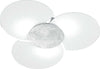 Plafoniera-moderna-Top-Light-CLOVER-1114-100-FA-FR-FO-SA-CR-GA-E27-LED-vetro-lampada-soffitto