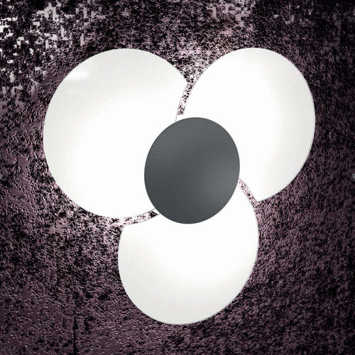Plafoniera-moderna-Top-Light-CLOVER-1114-70-FA-FR-FO-SA-CR-GA-E27-LED-vetro-lampada-soffitto
