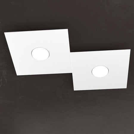 Plafoniera-moderna-Top-Light-ECCENTRIC-1156-2L-GX53-LED-metallo-lampada-parete-soffitto