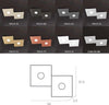 Plafoniera-moderna-Top-Light-ECCENTRIC-1156-2L-GX53-LED-metallo-lampada-parete-soffitto