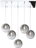 Plafoniera-moderna-Top-Light-ECLIPSE-1184-CR-S5-R-FU-G9-LED-vetro-lampada-soffitto