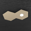 Plafoniera-moderna-Top-light-HEXAGON-1142-1L1D-GX53-LED-metallo-lampada-parete-soffitto
