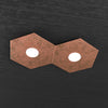 Plafoniera-moderna-Top-Light-HEXAGON-1142-2L-GX53-LED-metallo-lampada-parete-soffitto