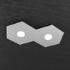 Plafoniera-moderna-Top-Light-HEXAGON-1142-2L-GX53-LED-metallo-lampada-parete-soffitto