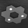 Plafoniera-moderna-Top-Light-HEXAGON-1142-3L3D-A2-GX53-LED-metallo-lampada-parete-soffitto