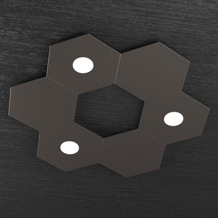 Plafoniera-moderna-Top-Light-HEXAGON-1142-3L3D-A2-GX53-LED-metallo-lampada-parete-soffitto