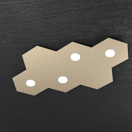 Plafoniera-moderna-Top-Light-HEXAGON-1142-4L2D-A1-GX53-LED-metallo-lampada-parete-soffitto