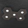 Plafoniera-moderna-Top-Light-HEXAGON-1142-5L-A3-GX53-LED-metallo-lampada-parete-soffitto