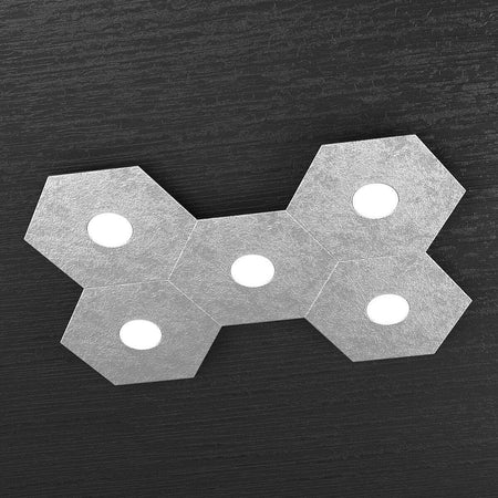 Plafoniera-moderna-Top-Light-HEXAGON-1142-5L-A3-GX53-LED-metallo-lampada-parete-soffitto