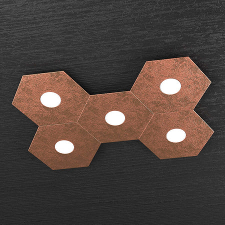 Plafoniera-moderna-Top-Light-HEXAGON-1142-5L-A3-GX53-LED-metallo-lampada-parete-soffitto