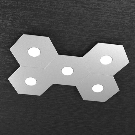 Plafoniera-moderna-Top-Light-HEXAGON-1142-5L-A3-GX53-LED-metallo-lampada-parete-soffitto