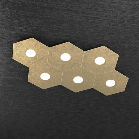 Plafoniera-moderna-Top-Light-HEXAGON-1142-6L-A2-GX53-LED-metallo-lampada-parete-soffitto